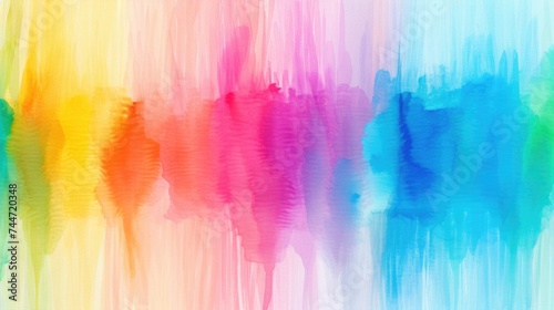Colorful abstract painting created with watercolors. Suitable for various design projects