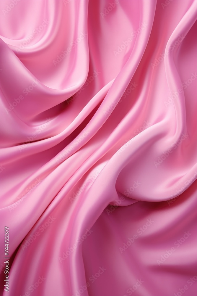 Obraz premium Detailed view of a pink fabric, ideal for backgrounds or design projects