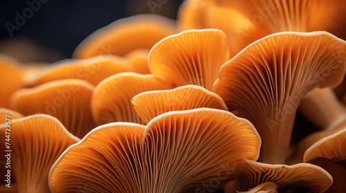 Close up of a bunch of mushrooms, suitable for nature themes © Fotograf