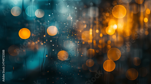 Abstract blur bokeh background capturing the essence of a dreamy  magical moment. with Copy Space
