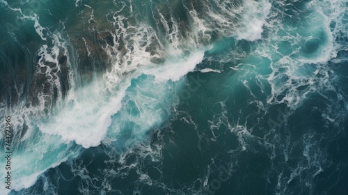 A person surfing in the ocean, perfect for travel websites