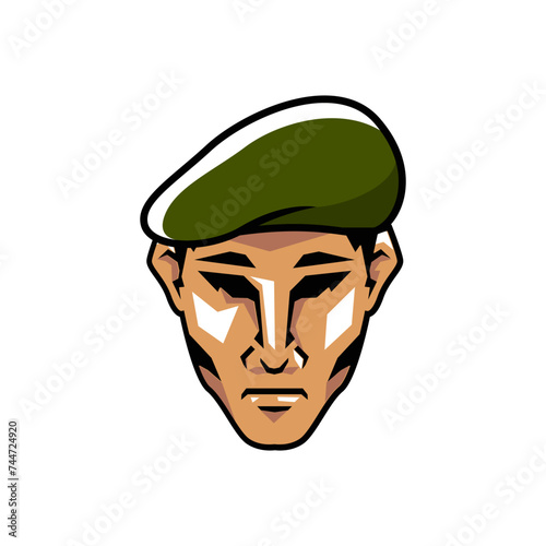 soldier logo design and royalty