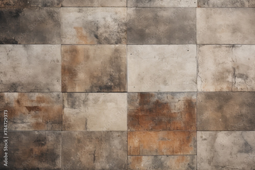 Fototapeta premium A wall made up of several different colored tiles. Ideal for interior design projects