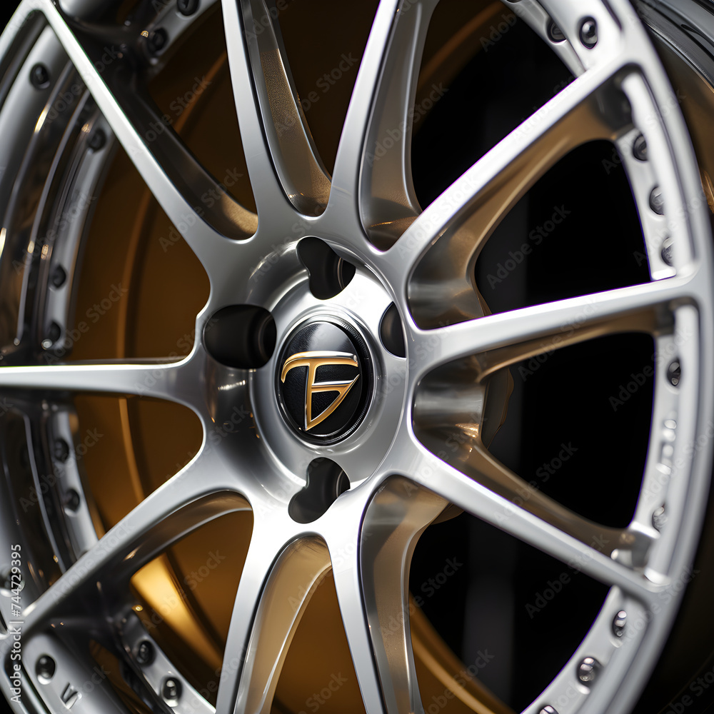 Close-up View of Sleek and Polished GT Wheels, Symbolizing Robust Build and High-performance Engineering