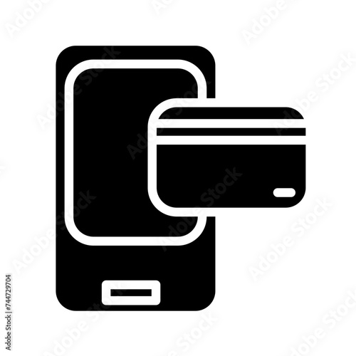 Credit Card Payment Glyph Icon