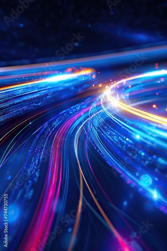 High-speed data stream on digital highway