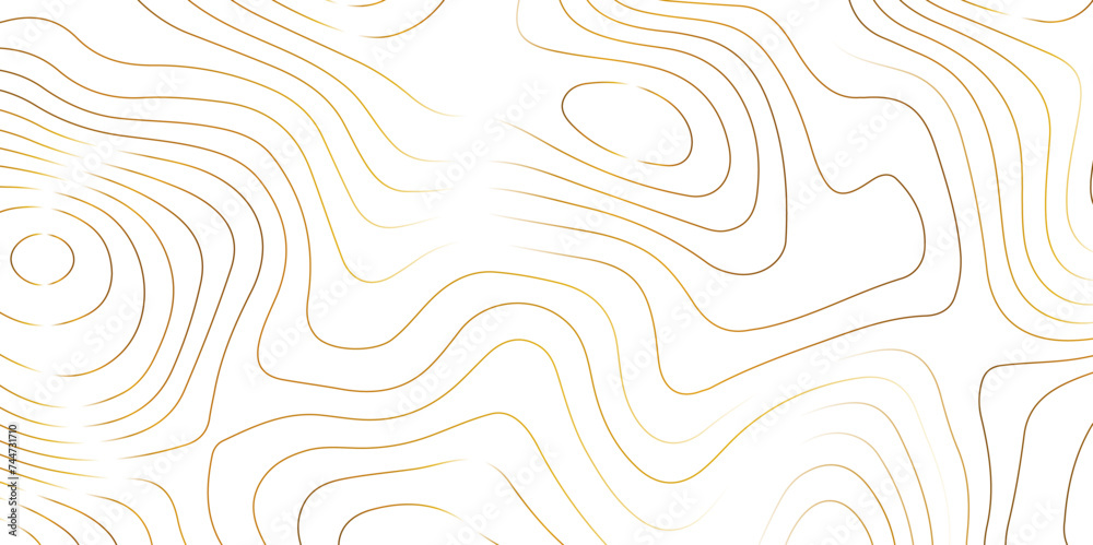 Abstract pattern with lines Topographic map. Geographic mountain relief . Modern design with white background golden line wavy pattern design. Background for desktop, topology, digital art . Abstract pattern with lines Topographic map. Geographic mountain relief . Modern design with white background golden line wavy pattern design. Background for desktop, topology, digital art .