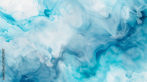 ocean waves, where the blue and white colors swirl together, creating a mesmerizing abstract texture.