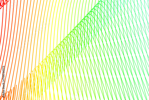 abstrac background with rainbow line vector