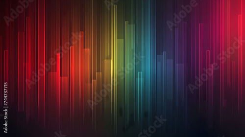 wallpaper of stock market  colorful of stock histogram or graph or chart