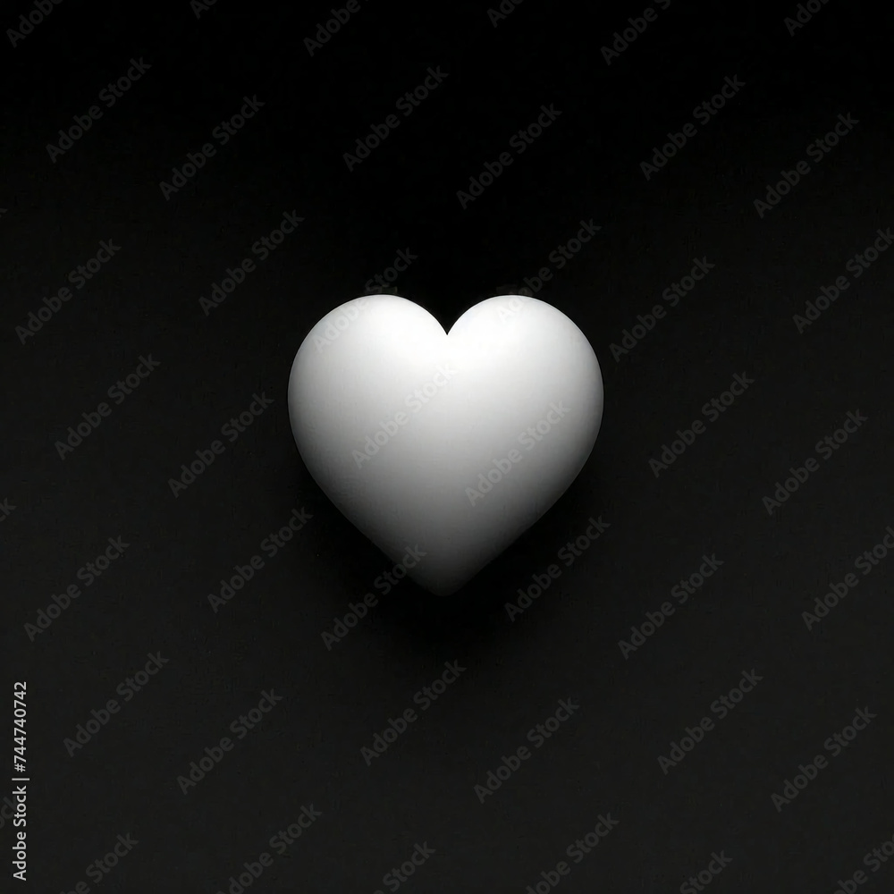 heart on black background heart on black background