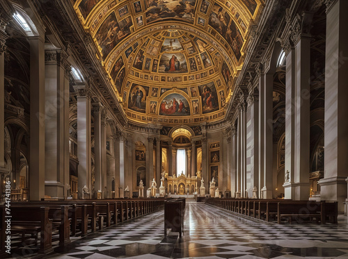 interior of the building Vatican, Italy, Rome  © Faris