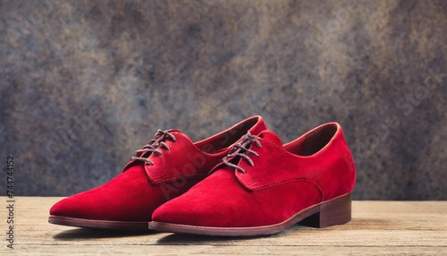 red suede shoes © Deven