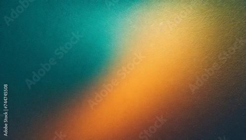 teal orange yellow blue dark grainy color gradient background retro noise texture effect web banner header backdrop design