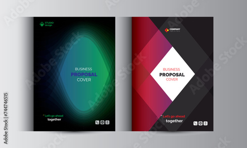 Corporate Business Proposal Cover Design Template