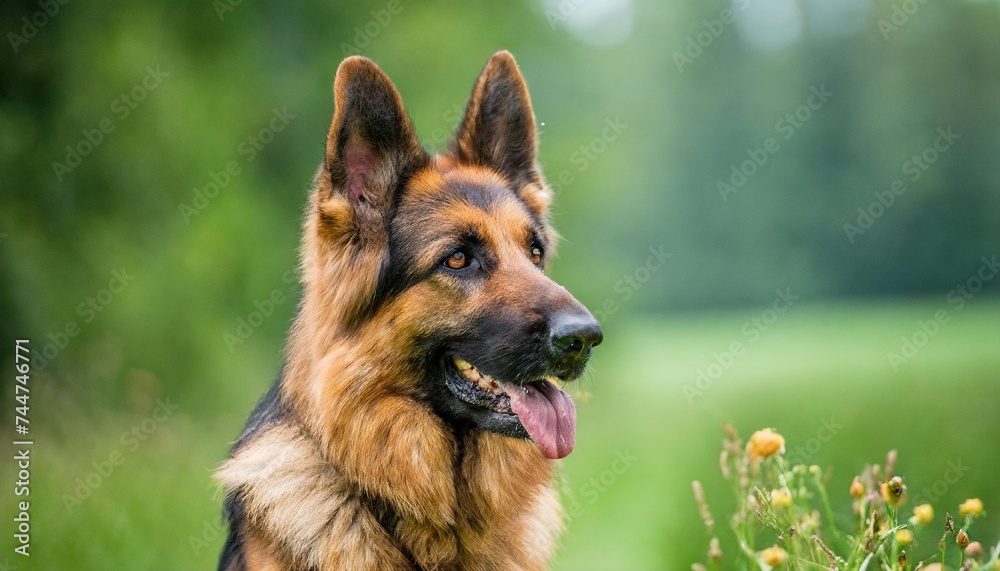 german shepherd is a german dog breed one of the most widely used in the world and also the most widely used service breed