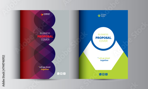 Corporate Business Proposal Cover Design Template