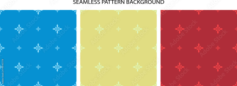 snowflake shape abstract background set. pattern seamless background for print web banner card. vector illustration. snowflake shape abstract background set. pattern seamless background for print web banner card. vector illustration.