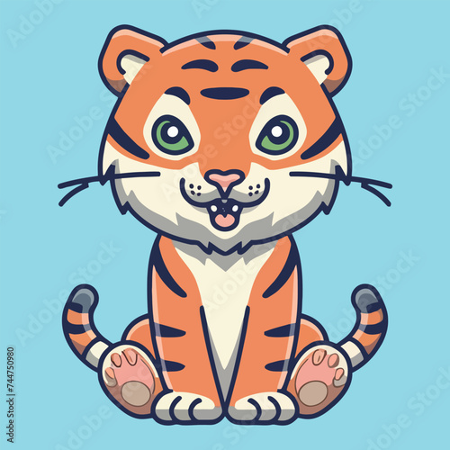cute cat animal  drawing cartoon illustration