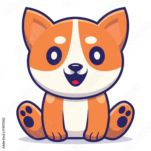 cute cat animal  drawing cartoon illustration