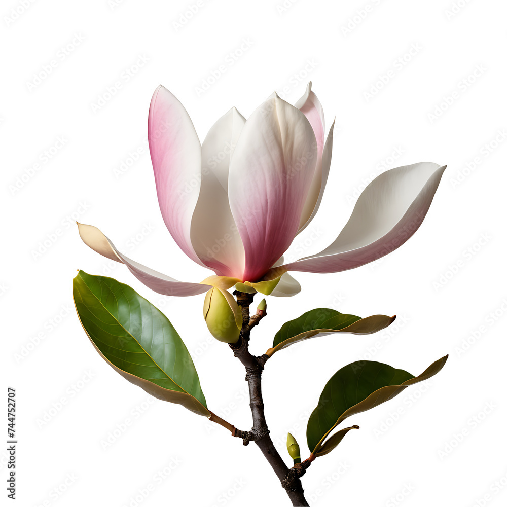 Magnolia image isolated on a transparent background PNG photo Magnolia image isolated on a transparent background PNG photo