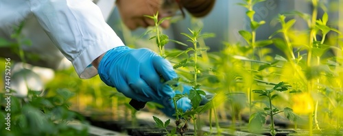 Plant genomics for crop improvement DNA sequencing unlocking agricultural potential photo