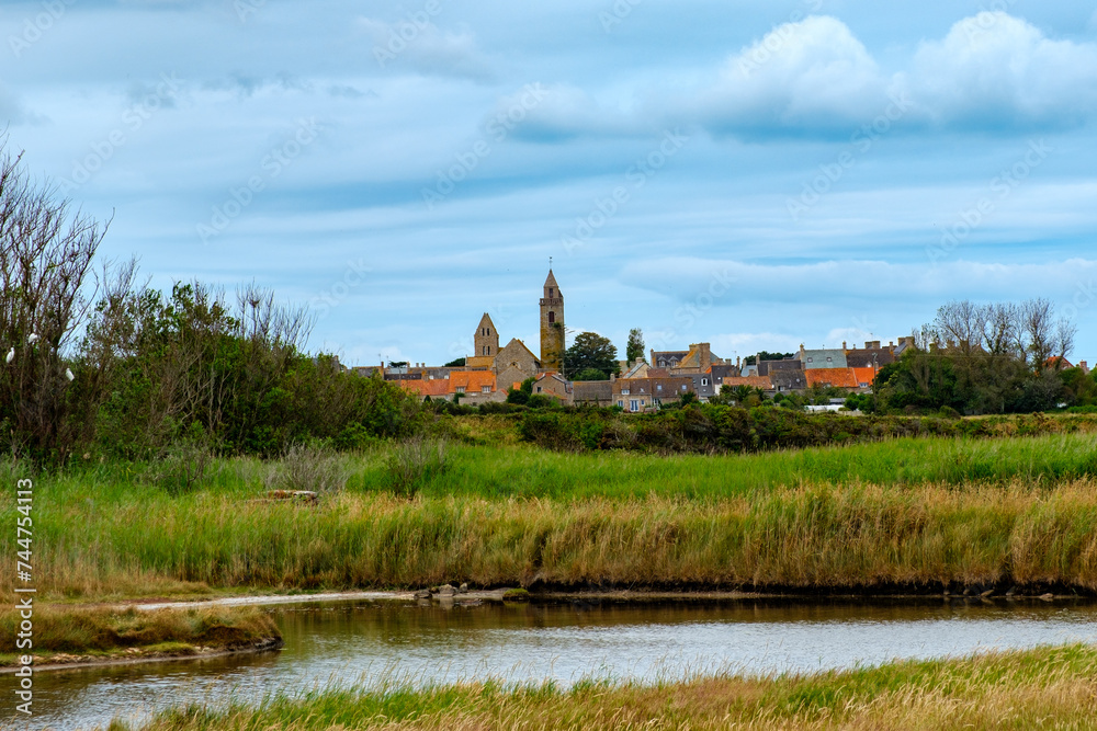 Naklejka premium Catteville-le-Phare Normandie, France