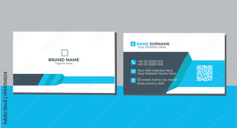 Creative and modern business card template
