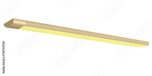 Led  long light frame. vector illustration