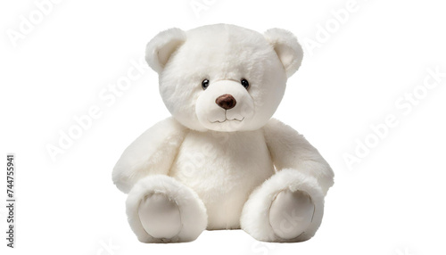 Teddy bear isolated on a transparent background.