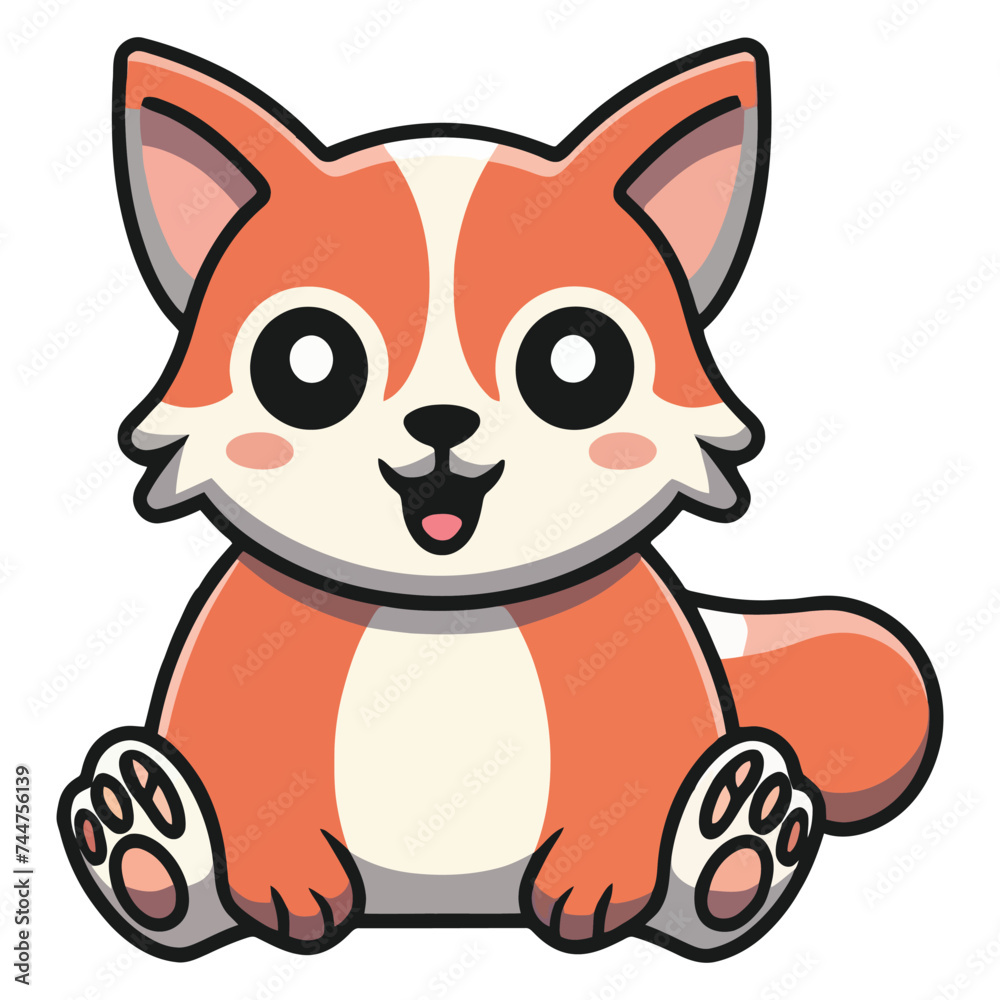 cute cat or kitten Animal meow, cartoon pets exact vector collection Illustration cute cat or kitten Animal meow, cartoon pets exact vector collection Illustration