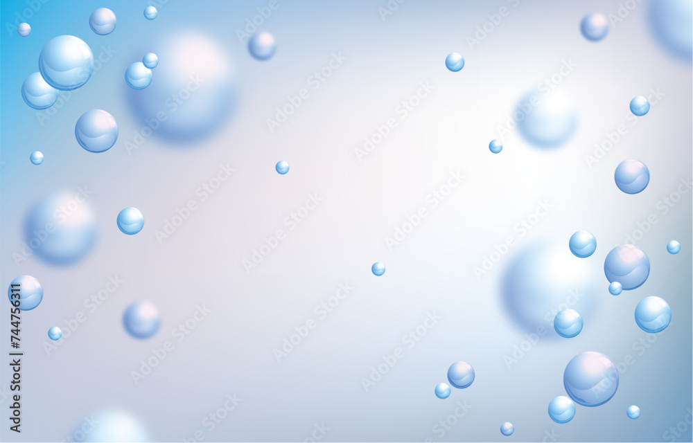 water with bubbles background