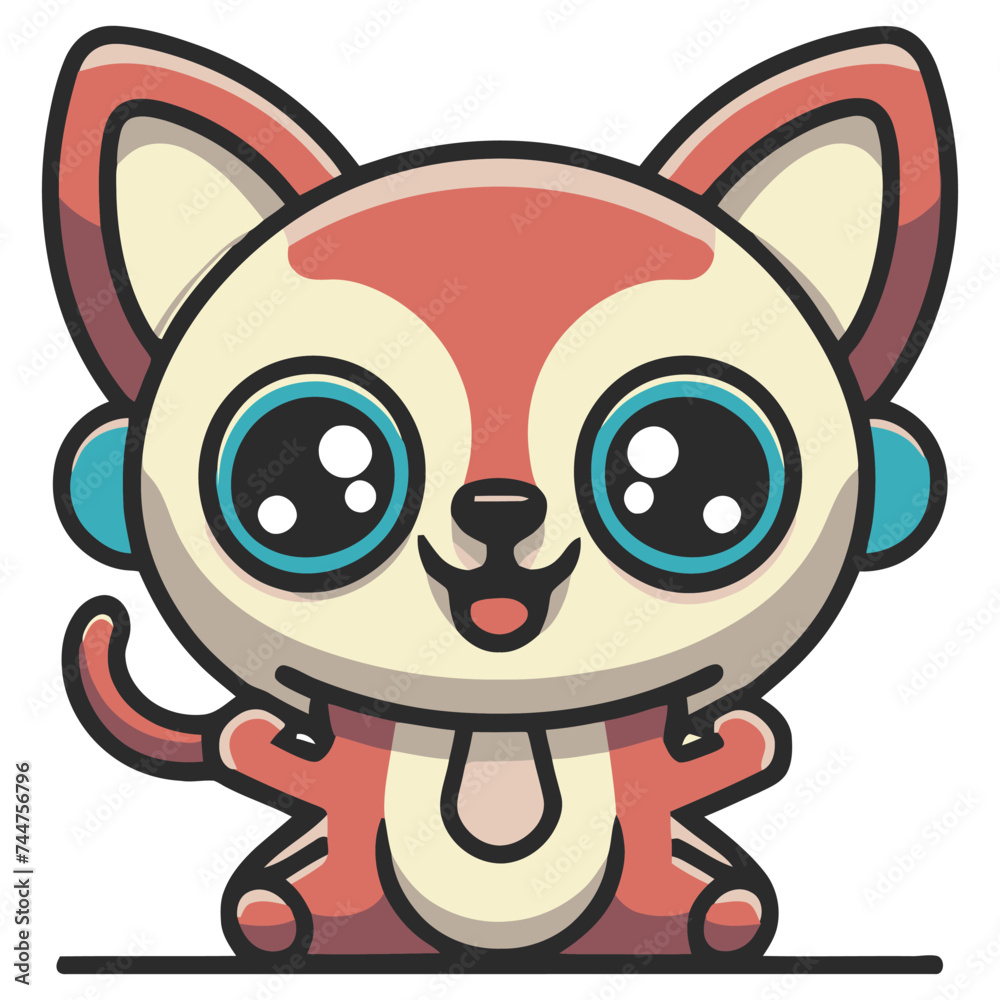 cute cat or kitten Animal meow, cartoon pets exact vector collection Illustration cute cat or kitten Animal meow, cartoon pets exact vector collection Illustration