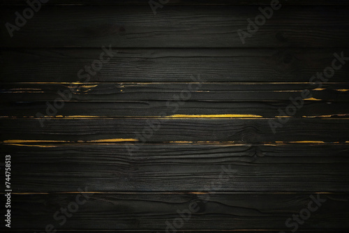 black and yellow and dark and dirty wood wall wooden plank board texture background photo