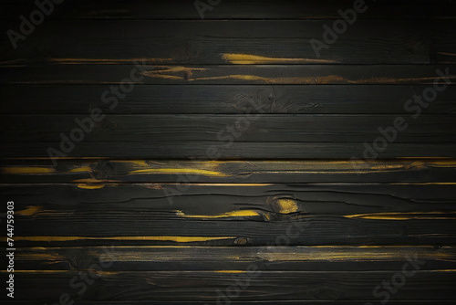 black and yellow and dark and dirty wood wall wooden plank board texture background photo