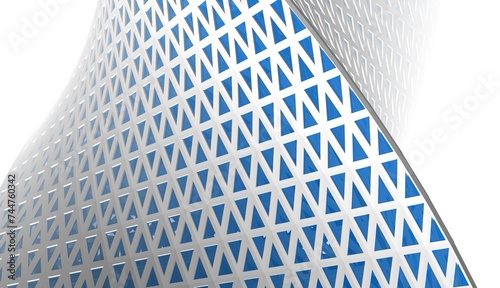 Fototapeta Naklejka Na Ścianę i Meble -  Absrtact modern architecture 3d rendering