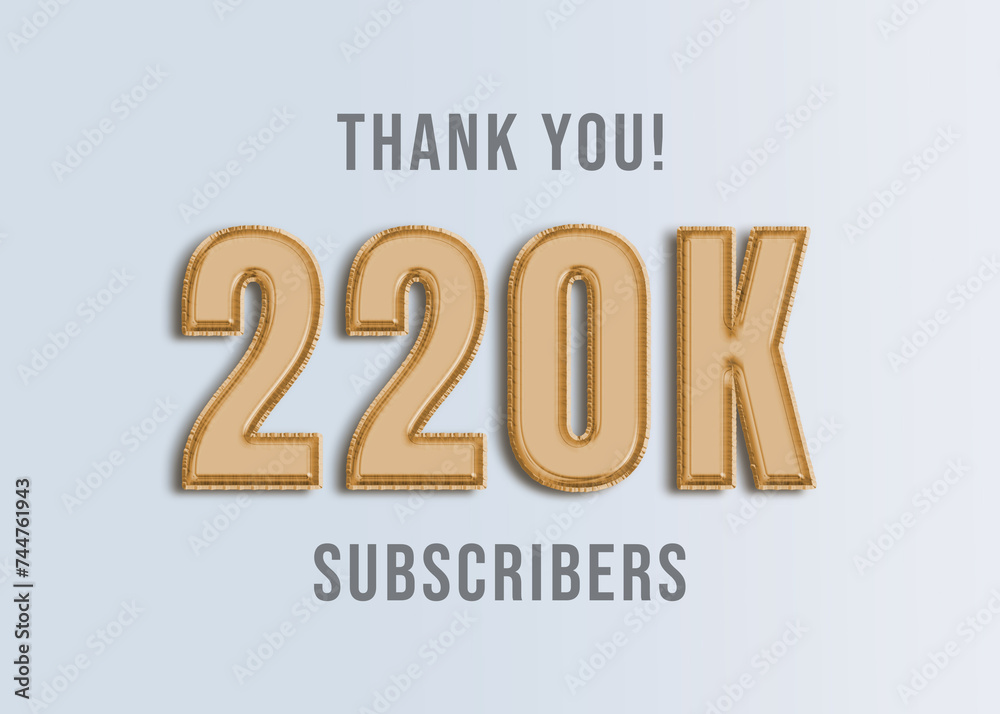 220K Youtube Subscirber Banner 220K Youtube Subscirber Banner