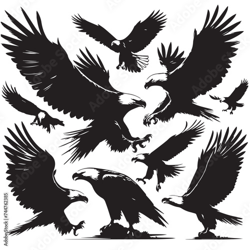 eagle silhouetee