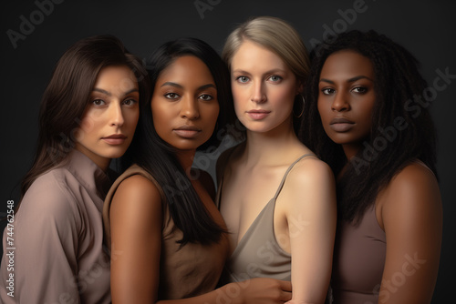 Women's day women's beauty diversity among women beautiful women of all shapes