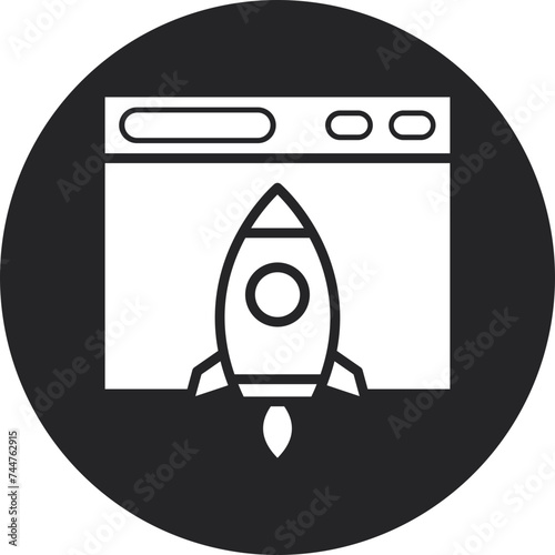 Boost  Glyph Circle Icon
