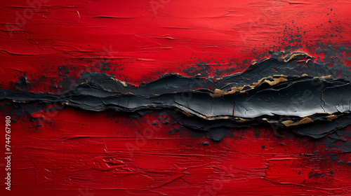 Abstract colorful oil painting on canvas texture. Hand-drawn brush stroke, oil painting background. Modern Art Oil Paintings. Abstract modern art for background generative AI