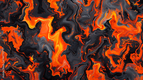 Seamless lava texture, capturing the intense and dynamic nature of molten lava in a mesmerizing pattern. 
