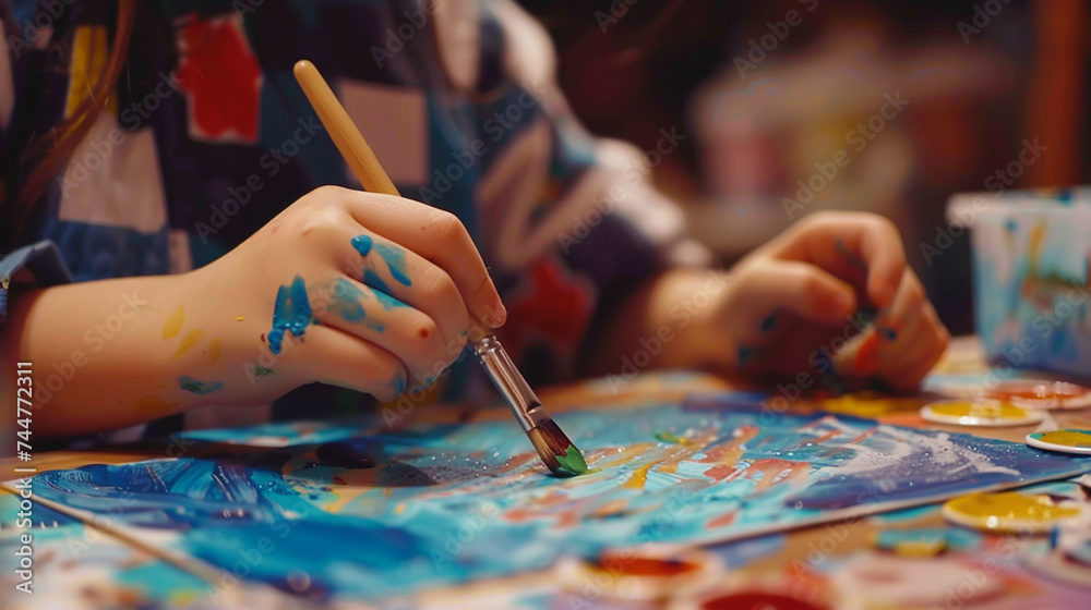 © Лариса Лазебная - A hands-on arts and crafts session where children express themselves creatively and develop fine motor skills — Love and Respect, Care and Development, Recognition and Perfection © Лариса Лазебная - A hands-on arts and crafts session where children express themselves creatively and develop fine motor skills — Love and Respect, Care and Development, Recognition and Perfection