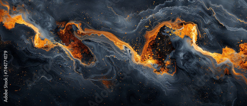 Computer Generated Image of Fire and Water