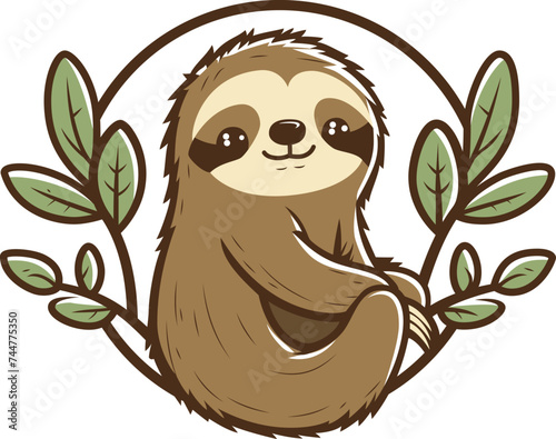 Three Toed Sloth Right Facing