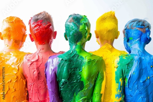 Wallpaper Mural LGBTQ Pride gradient interpolation. Rainbow concept sketch colorful desire diversity Flag. Gradient motley colored russian violet LGBT rights parade festival gay film pride community equality Torontodigital.ca