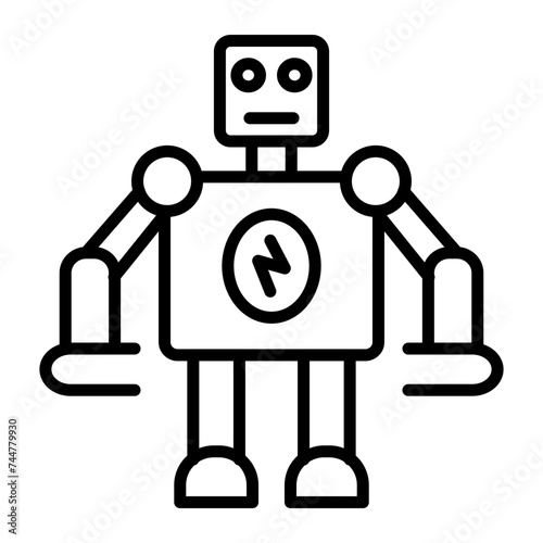 Robotics Line Icon