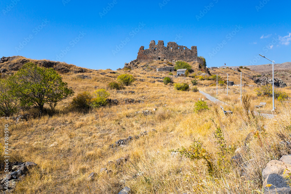 Ruins of Amberd, a 10th-century fortress located on the slopes of Mount Aragats