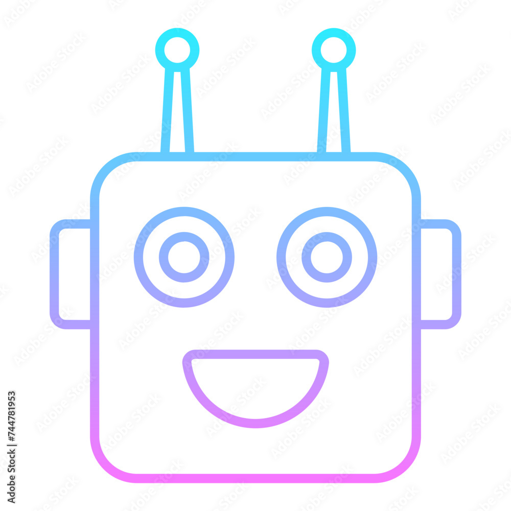 Mechanical Robot Icon