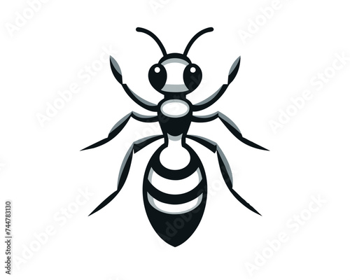 Ant Logo Design template. Vector Illustration © arinda_BJ
